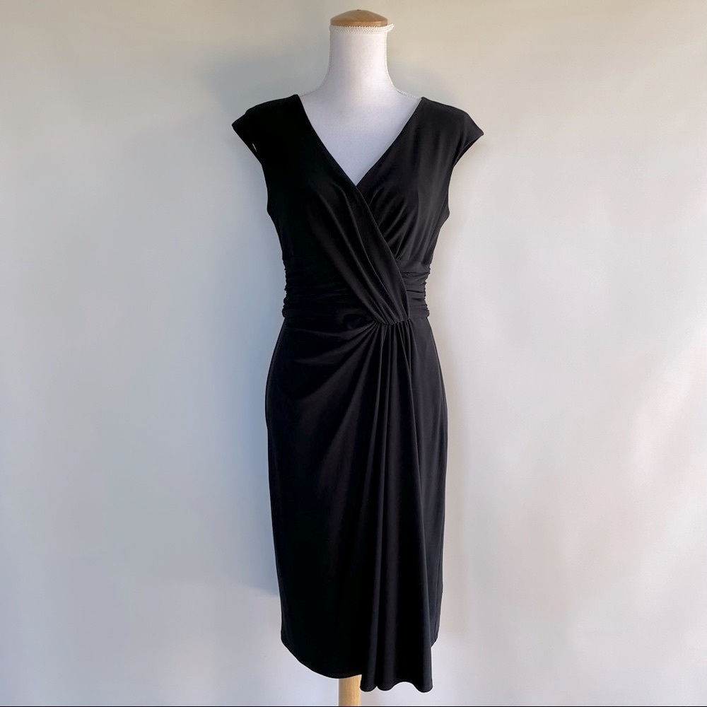 Lauren Ralph Lauren Draped Dress - sz 8 - Picture 1 of 6